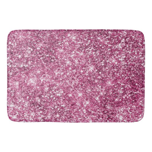 Pink Glitz Glitter Glam Sparkle Badmat (Voorkant)