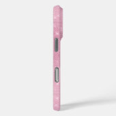 Pink Glitzy Chic Glam Sparkle Case-Mate iPhone Case (Achterkant / Rechts)