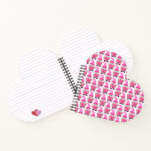 Pink Gnomes Hearts Woodland Scandinavian Cute Notitieboek (Binnen)
