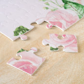 Pink & Gold Ballerina Dance Themed Custom Name Legpuzzel (Zijkant)