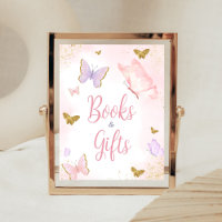 Pink Gold Butterfly Spring Boeken en geschenken