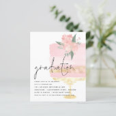 Pink Gold Cake Graduparty (Staand voorkant)