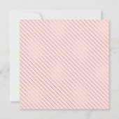 Pink Gold Chair Etnische Princess Pearl Baby showe Kaart (Achterkant)