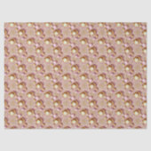 Pink Gold Christmas Pattern#31 ID1009 Tissuepapier (Voorkant)