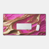 Pink & Gold- Desk Mat (Keyboard & Muis)