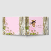 Pink Gold Ethnic Princess Baby shower gastenboek (Volledig)