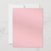 Pink Gold Etnic Princess Baby shower Uitnodiging (Achterkant)