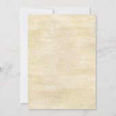 Pink Gold Floral First Heilige Communist Girl Kaart (Achterkant)