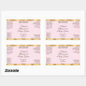 Pink & Gold Foil Cosmetics Bottle Label (Vel)