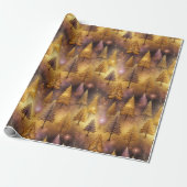 Pink Gold Kerstpatroon#19 ID1009 Cadeaupapier (Uitgerold)
