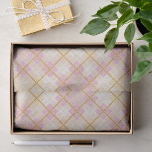 Pink Gold Kerstpatroon#28 ID1009 Tissuepapier