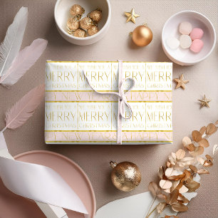 Pink Gold Kerstpatroon#35 ID1009 Cadeaupapier