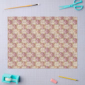 Pink Gold Kerstpatroon#4 ID1009 Tissuepapier (Craft)