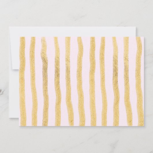 Pink Gold Love is een reis Vrijgezellenfeest Kaart (Achterkant)