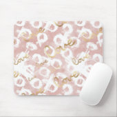 Pink Gold Love XO Muismat (Met muis)