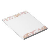 Pink Gold Love XO Notitieblok (Schuin)