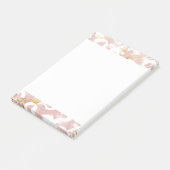Pink Gold Love XO Post-it® Notes (Schuin)