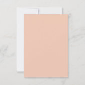 Pink Gold Minimalist Boho Rainbow Birthday Party Kaart (Achterkant)