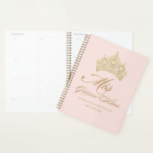 Pink Gold Mis Quince Anos Planner (Display)