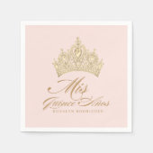 Pink Gold Mis Quince Anos Servet (Voorkant)