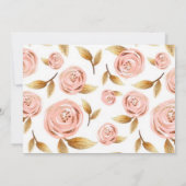 Pink Gold Peony We zijn een partij bij de overeenk Kaart (Achterkant)