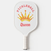 Pink Gold Pickleball Queen Crown Pickleball Paddle (Achterkant)