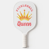 Pink Gold Pickleball Queen Crown Pickleball Paddle (Voorkant)