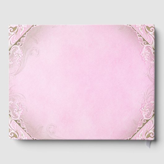 Pink Gold Princess gastenboek (Achterkant)