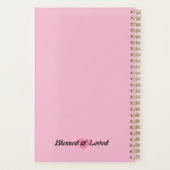 Pink Gold spiraal notitieboek voor mama (Achterkant)