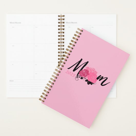 Pink Gold spiraal notitieboek voor mama (Display)