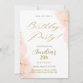 Pink Gold Trendy Kaart (Voorkant)