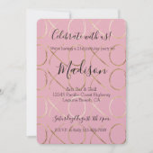 Pink Gold XOXO Kaart (Voorkant)