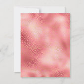 Pink Gold Yellow Blue Floral 13th Birthday Kaart (Achterkant)