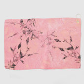 pink golfhanddoek (Horizontaal)