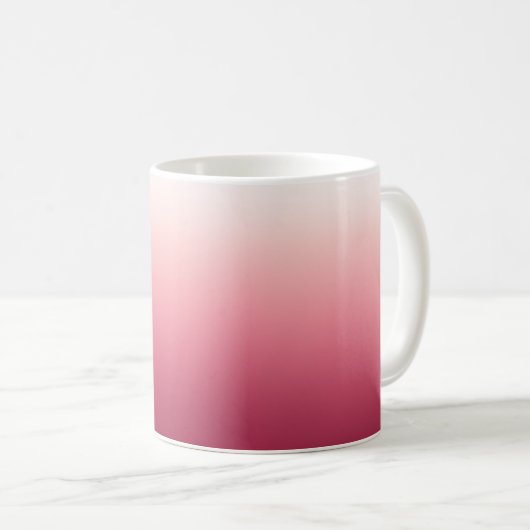 Pink Gradient Initials Mug Koffiemok (Voorkant rechts)