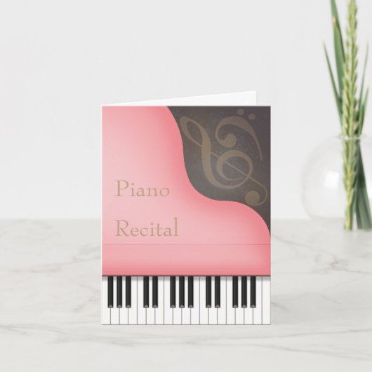 Pink Grand Piano - Aangepaste overweging Piano (Voorkant)