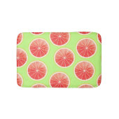 Pink Grapefruit Slicten Pattern Badmat (Voorkant)