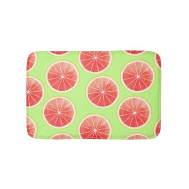 Pink Grapefruit Slicten Pattern Badmat
