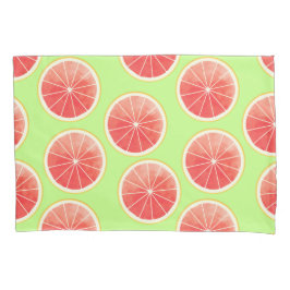 Pink Grapefruit Slicten Pattern Kussensloop