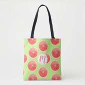 Pink Grapefruit Slicten Pattern Tote Bag (Voorkant)