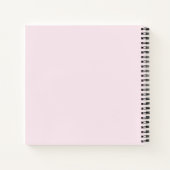 Pink Gratitude Journal - Schattigee scripttypograf Notitieboek (Achterkant)