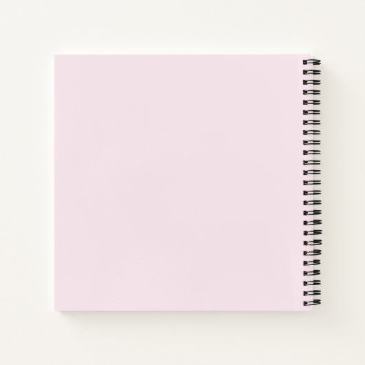 Pink Gratitude Journal - Schattigee scripttypograf Notitieboek (Achterkant)
