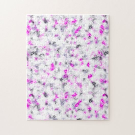 Pink Gray and White Soft Marble Pattern Legpuzzel (Verticaal)