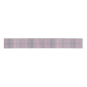 Pink Gray Checker Diamond Pattern Grosgrain Lint (Voorkant)