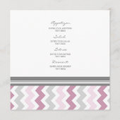 Pink Gray Chevron Menu (Voorkant)