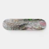 "PINK & GRAY MOTTLAND MET HET ABSTRACTE ONTWERP VA PERSOONLIJK SKATEBOARD (Horizontaal)