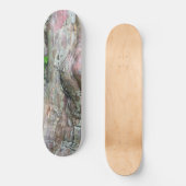 "PINK & GRAY MOTTLAND MET HET ABSTRACTE ONTWERP VA PERSOONLIJK SKATEBOARD (Voorkant)