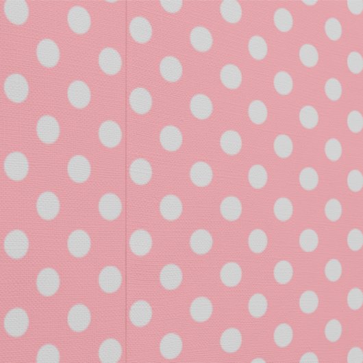 Pink & Gray Polka Dot Seamless Pattern Behang (Zoom)