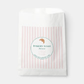 Pink Green Bakery Logo Product Packaging Bag Bedankzakje (Voorkant)