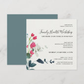 PINK GREEN FAUNA EUCALYPTUS WREATH WORKSHOP EVAL KAART (Voorkant / Achterkant)